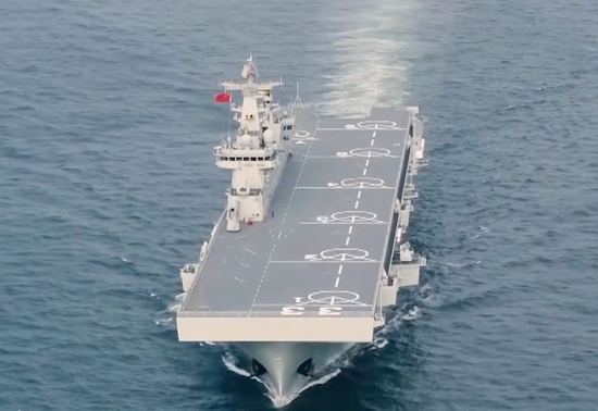 海軍新篇章，075型三號(hào)艦正式入列，海軍新篇章，075型三號(hào)艦正式入列啟航