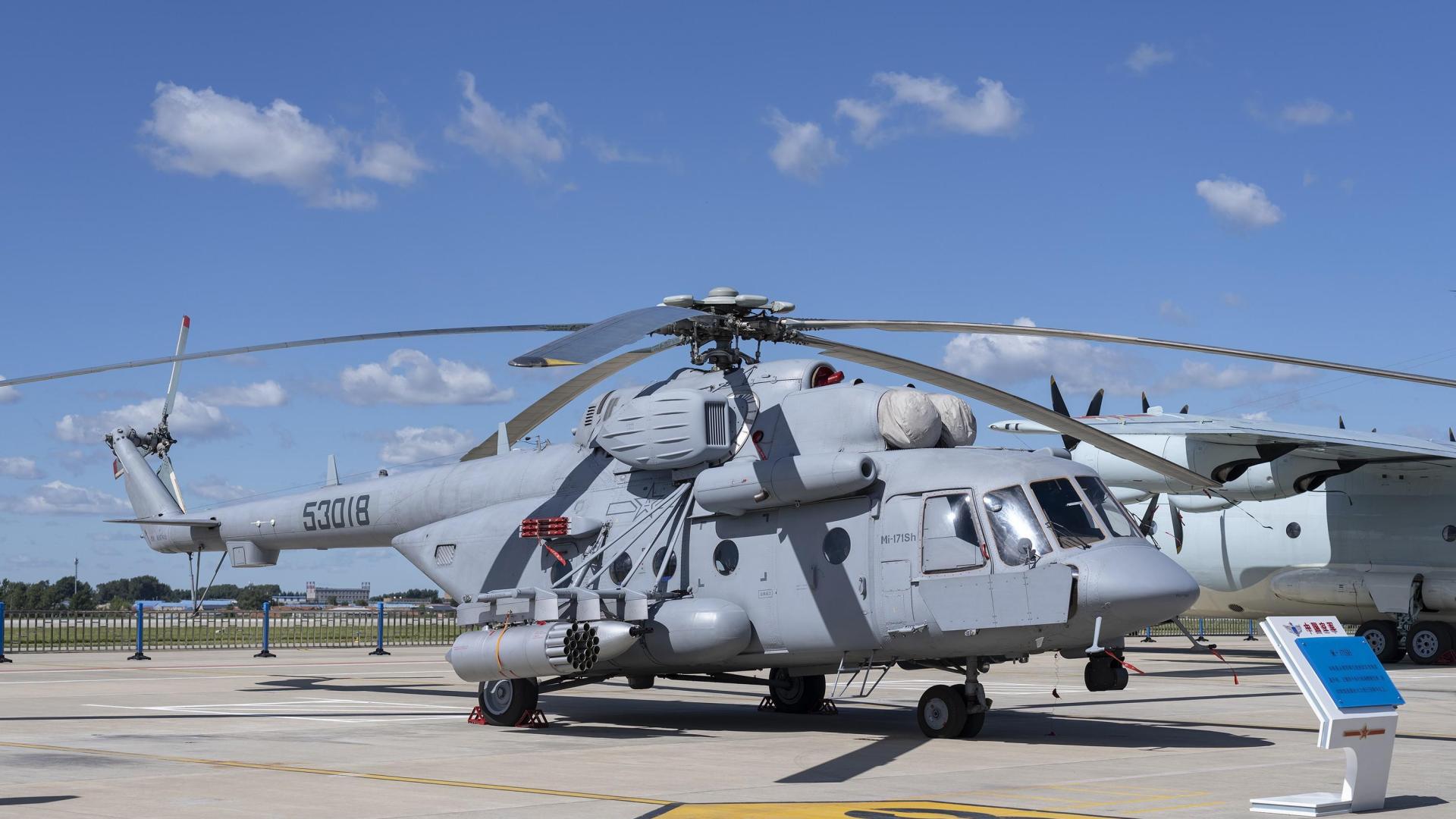 米-171SH武裝直升機(jī)，空中力量的璀璨明珠，米-171SH武裝直升機(jī)，空中璀璨明珠的震撼展現(xiàn)