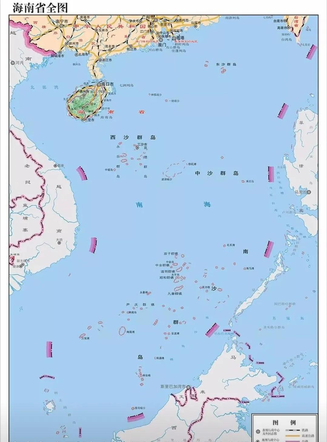 南海地圖高清版大圖，探索神秘的海洋疆域，南海高清地圖大圖，探索神秘海洋疆域之旅
