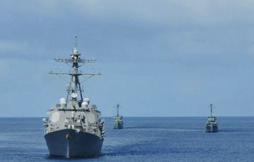 美軍艦闖入中國南海最新消息封海，局勢分析及對策探討，南海局勢緊張升級，美軍艦闖入與封海動態(tài)分析及對策探討