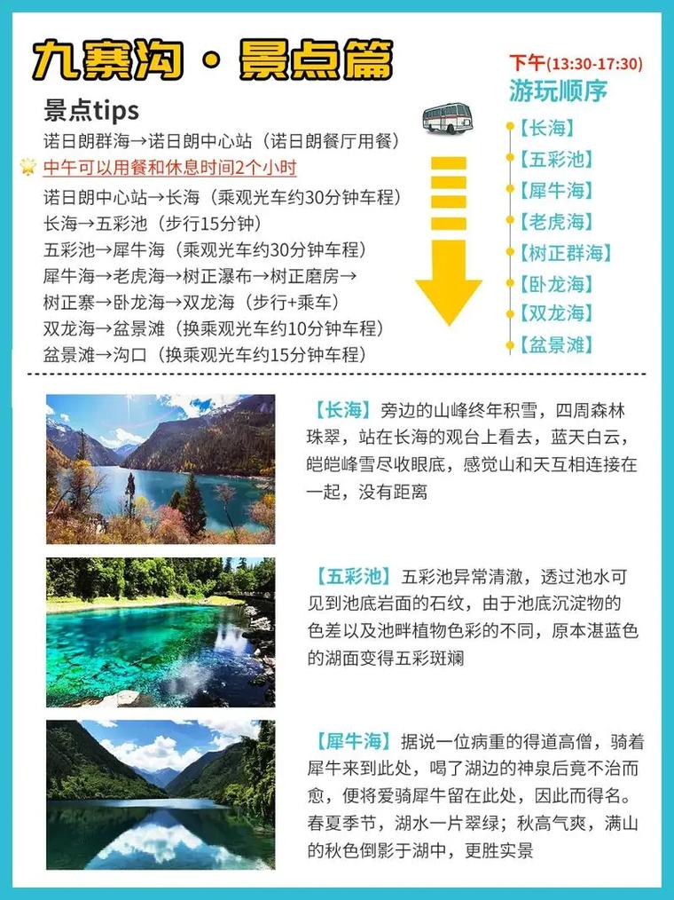 九寨溝旅游攻略，必玩的景點(diǎn)大全，九寨溝旅游攻略，必玩景點(diǎn)大全